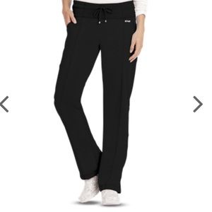 Greys anatomy black yoga scrub pant